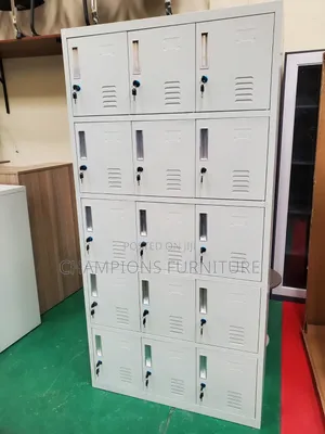 15 Doors Metal Lockers Cabinet With Locks