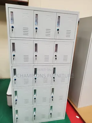 15 Doors Metal Lockers Cabinet With Locks