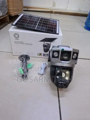 V380 4G Dual Lens PTZ Outdoor Solar Surveillance Camera