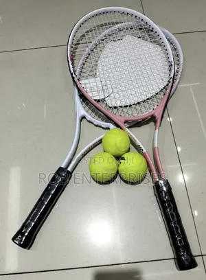 Double Tennis Rackets With Tennis Ball