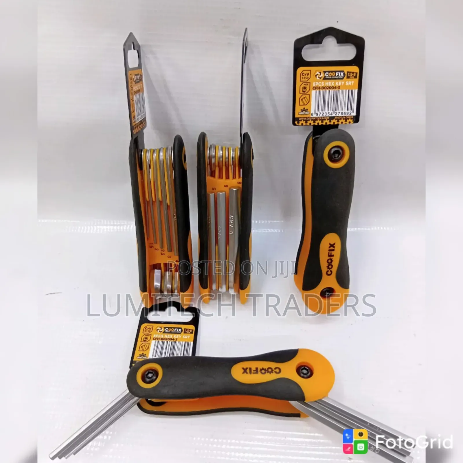 Coofix 8pcs Allen Key Set