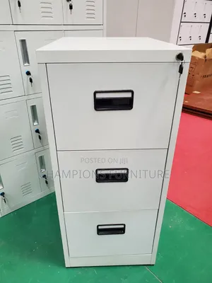 Vertical 3-Drawers Metal Filing Cabinet