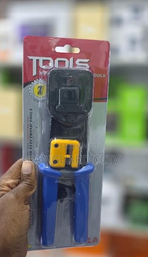 Quality Rj45 Connector Cat5e Cat6 Network Pass Through Crimping Tool