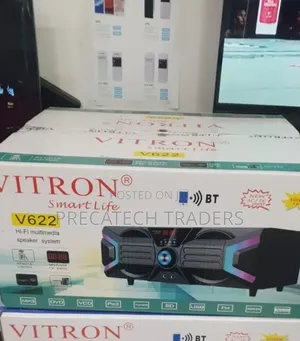 Vitron V622 Powerful Bluetooth Speaker System – USB/FM