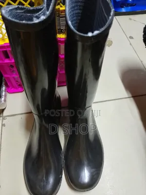 High Quality Black Gumboots