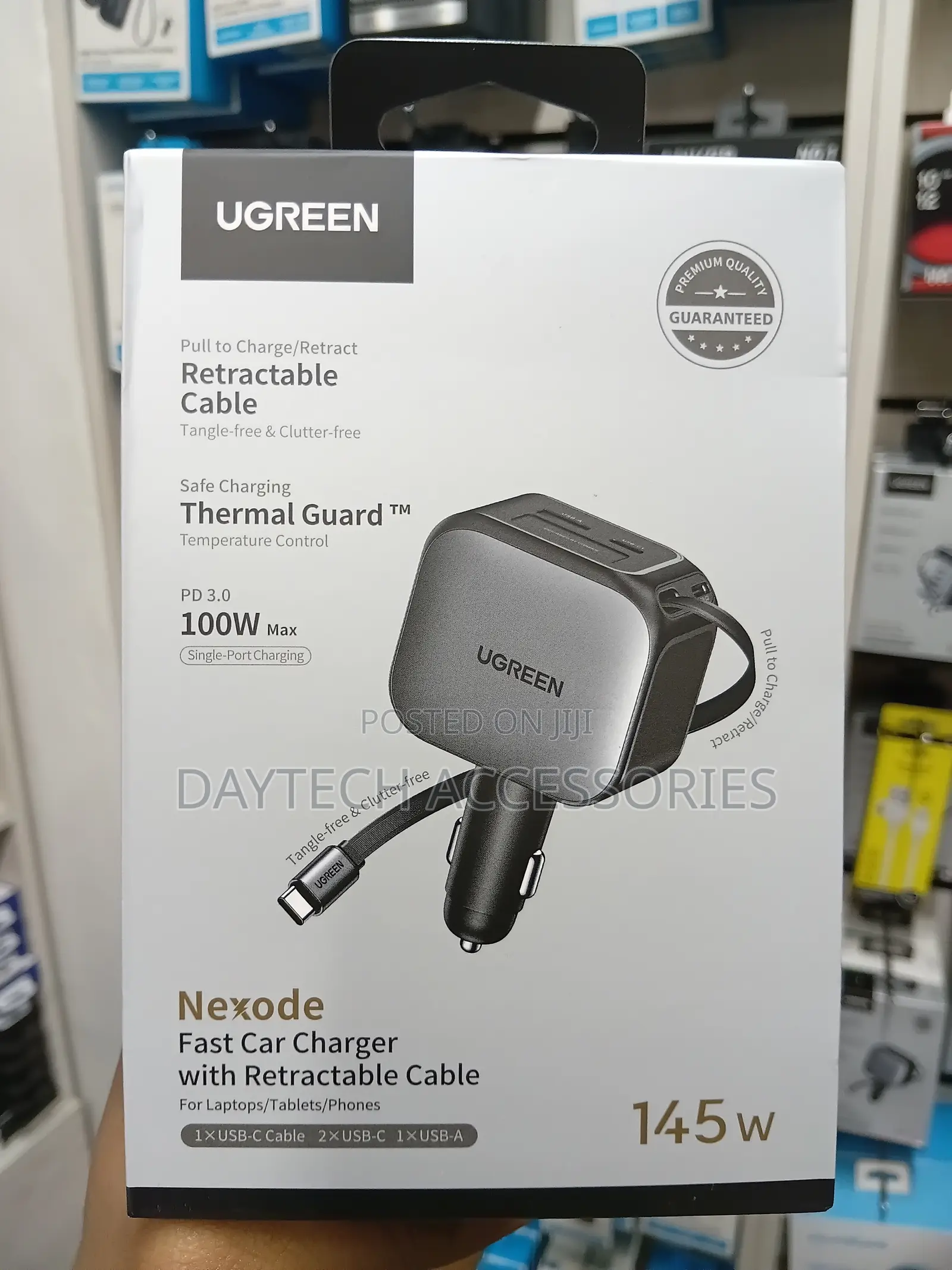 UGREEN Nexode 145W Fast Car Charger (Model EC604)