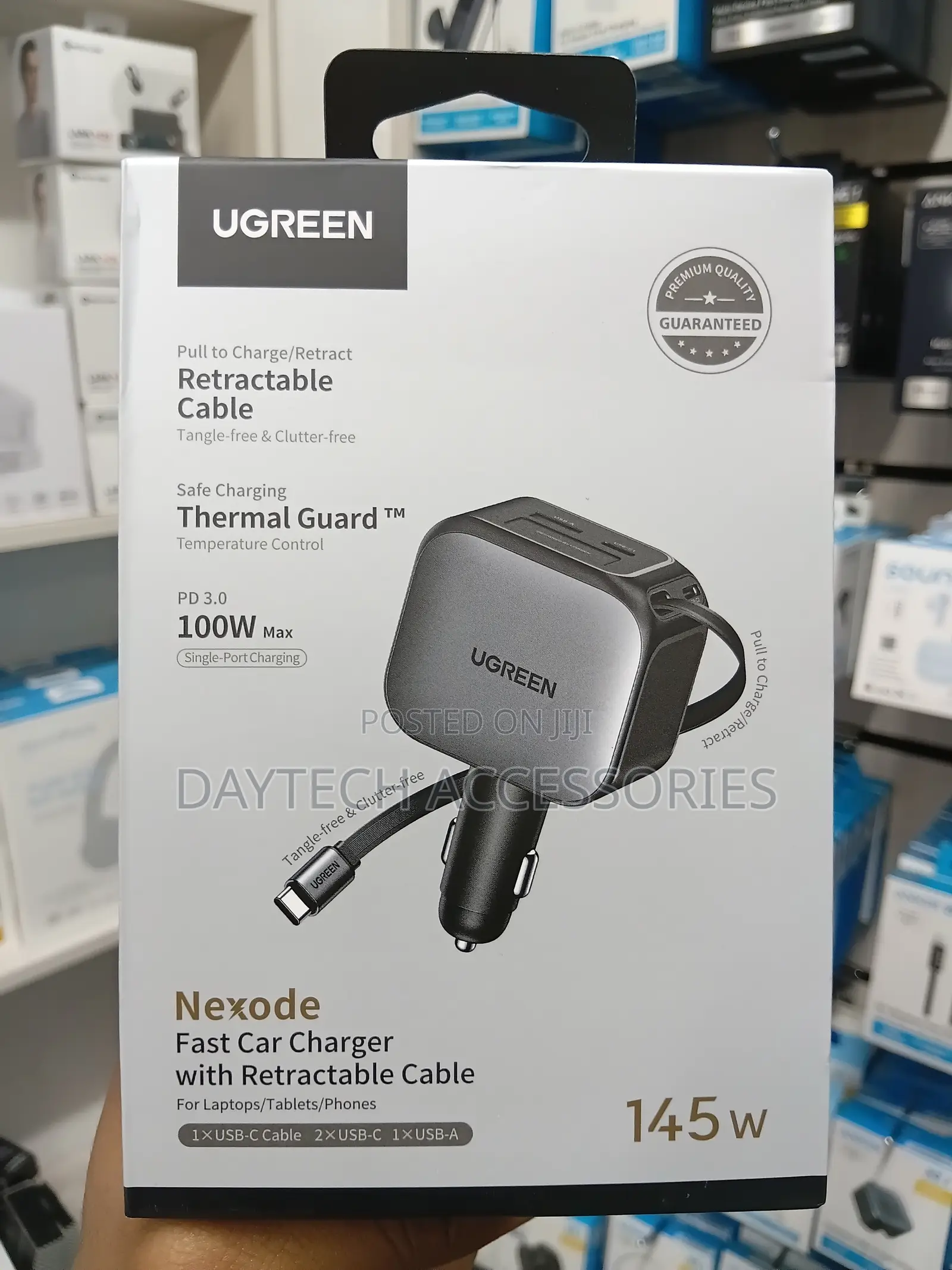 UGREEN Nexode 145W Fast Car Charger (Model EC604)