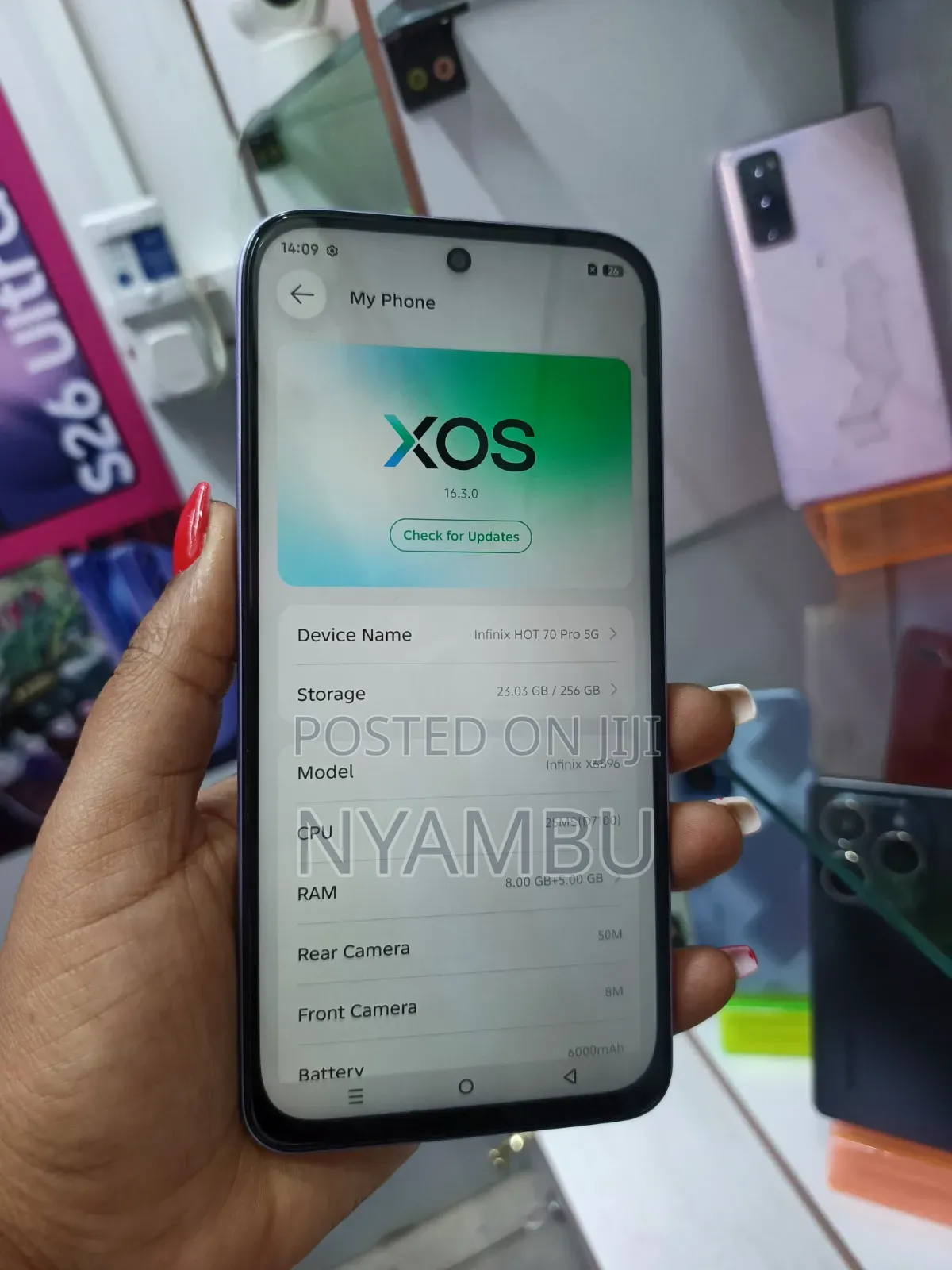 New Infinix Hot 70 Pro 5G+ 256 GB Purple