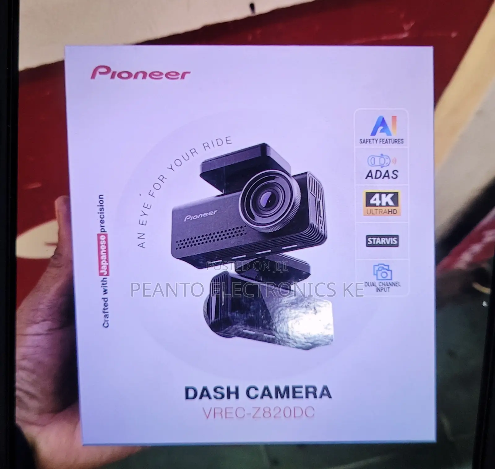 Pioneer VREC-Z820DC Dual Front FHD Dash Cam With Wi-Fi GPS ADAS S