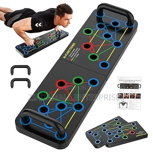 With Stripes Foldable Pushup Boards