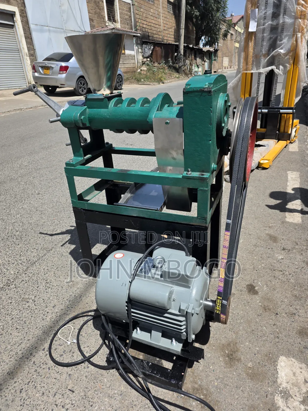 Oil Pressing Machine ( Wuth Stand and Motor)