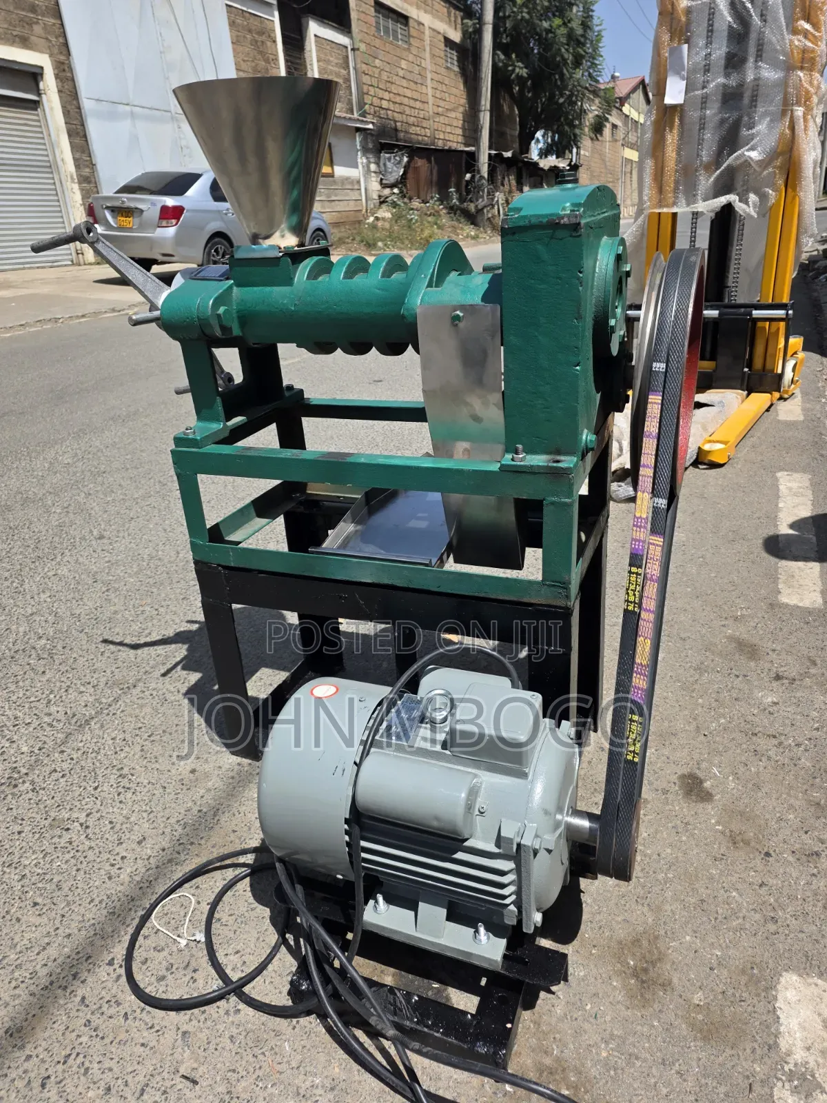 Oil Pressing Machine ( Wuth Stand and Motor)
