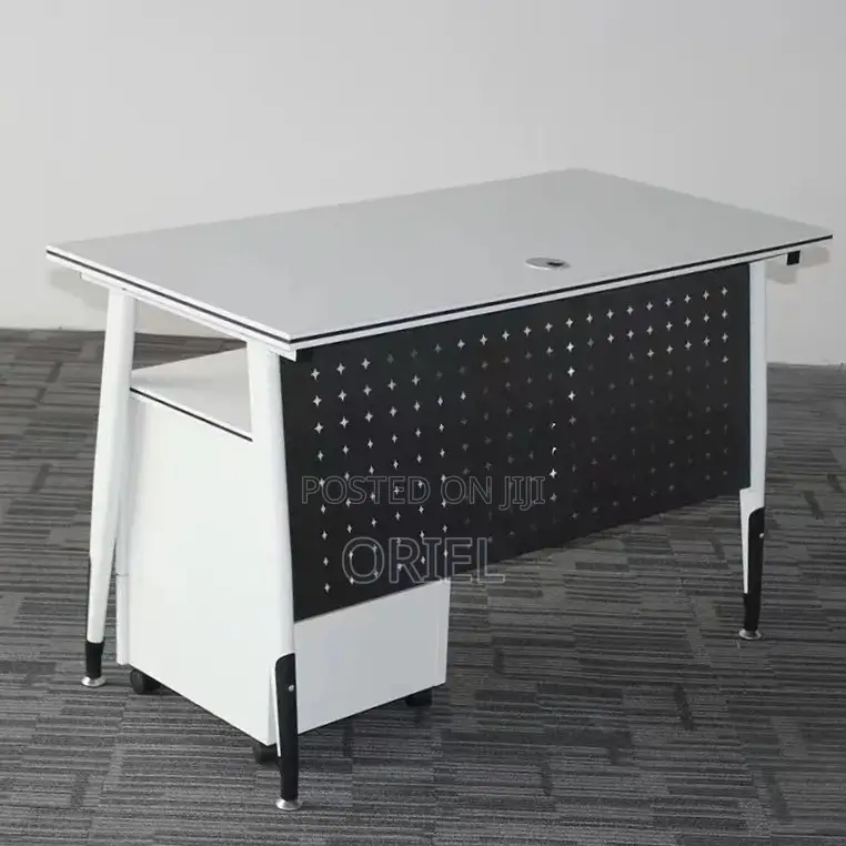 Office Cabinet : 1.2m White Folding Office Table