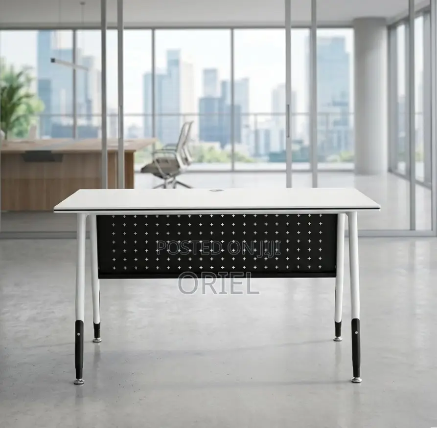 Office Cabinet : 1.2m White Folding Office Table