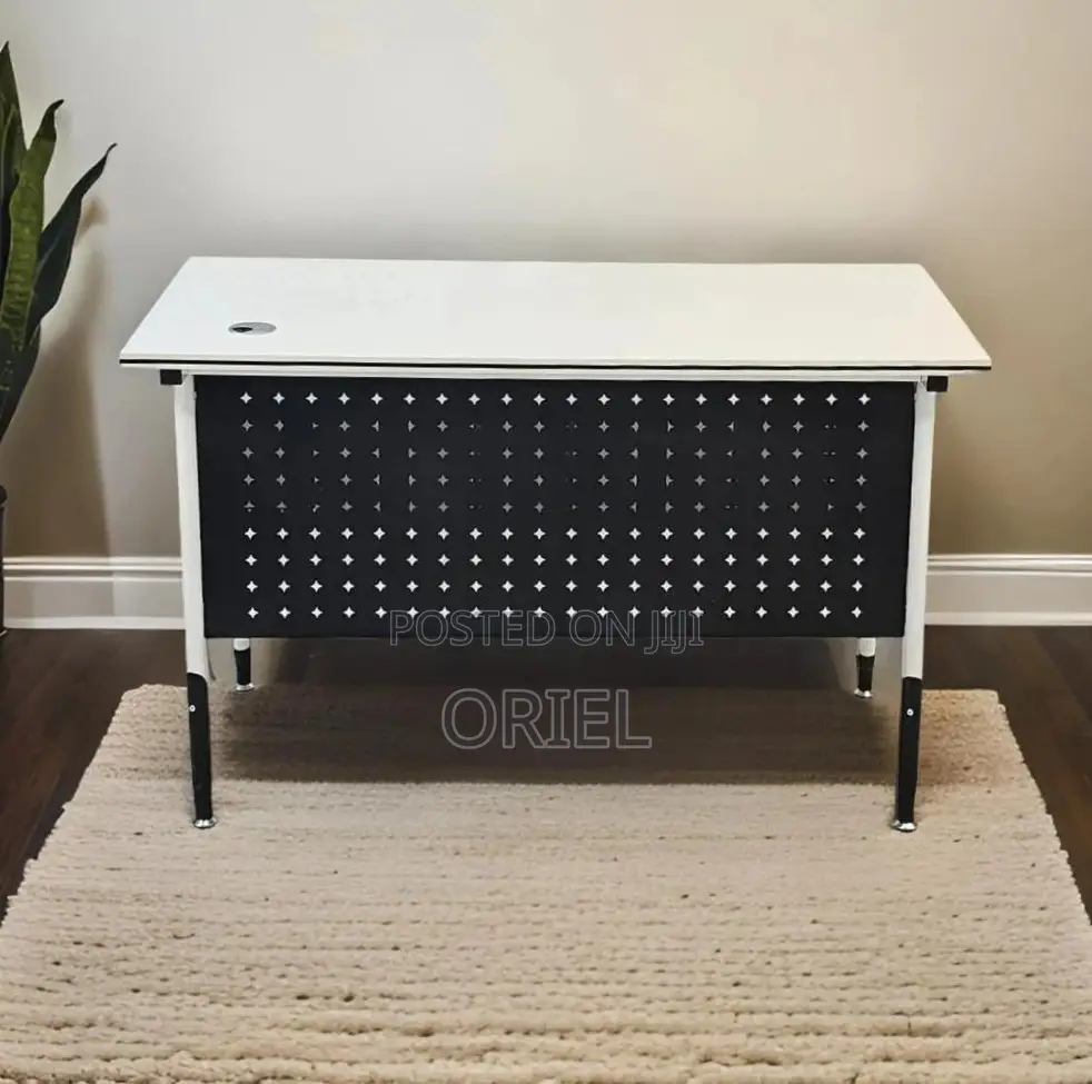 Office Cabinet : 1.2m White Folding Office Table