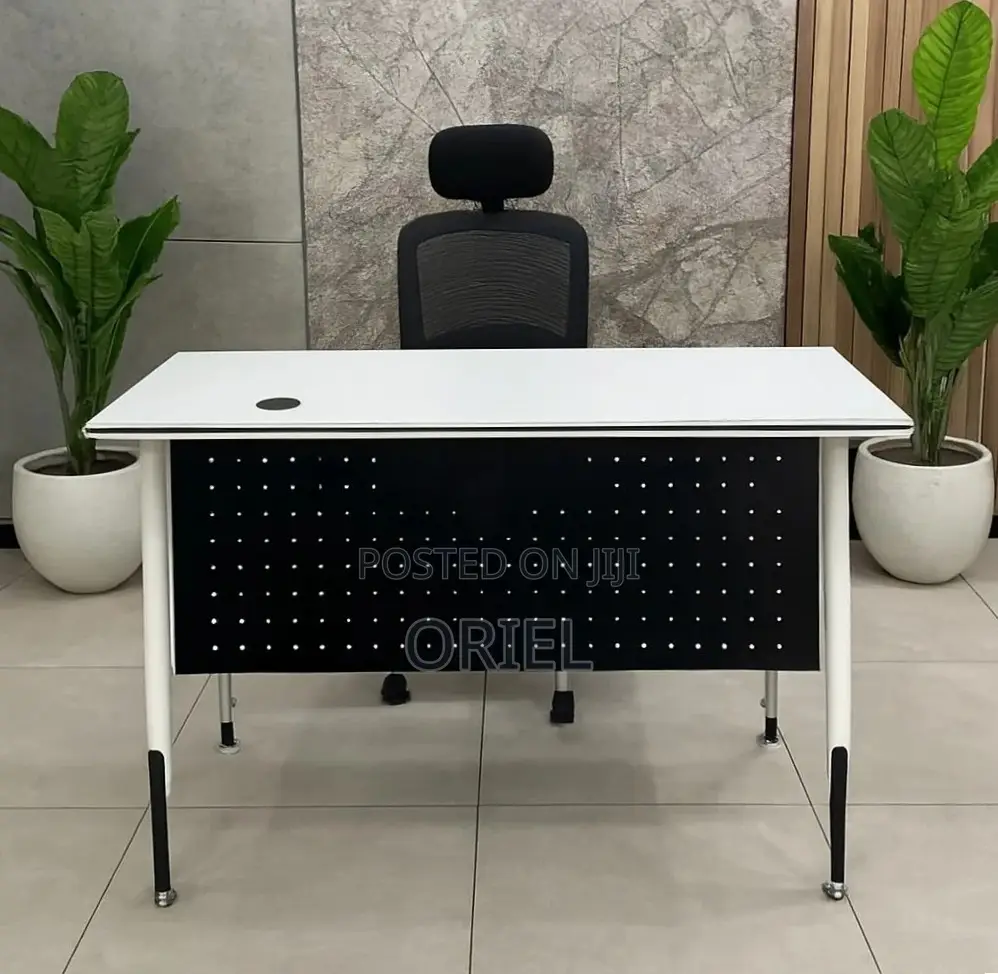 Office Cabinet : 1.2m White Folding Office Table