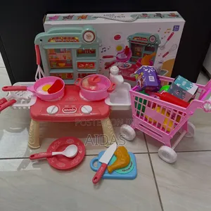 52 PCS Mini Kitchen Set – Kids Pretend Play Cooking Toy