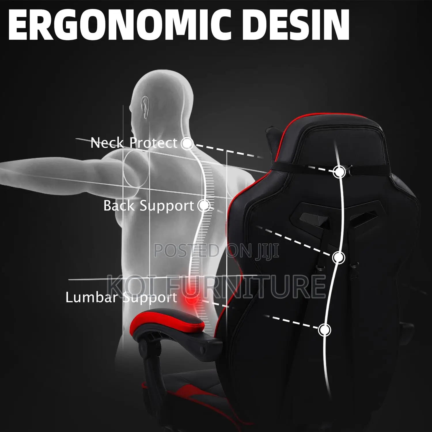 Office Chairs; Studio Reclining Gaming Chairs With Footrest