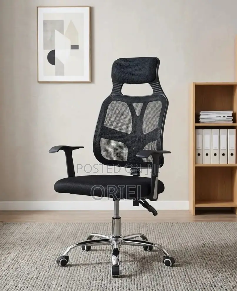 Office Chair : Height Adjustable Ergonomic Mesh Task Chair