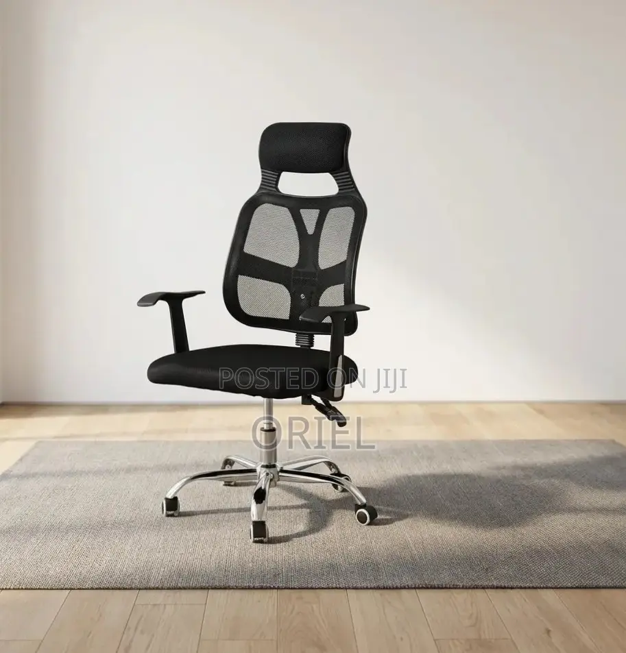 Office Chair : Height Adjustable Ergonomic Mesh Task Chair