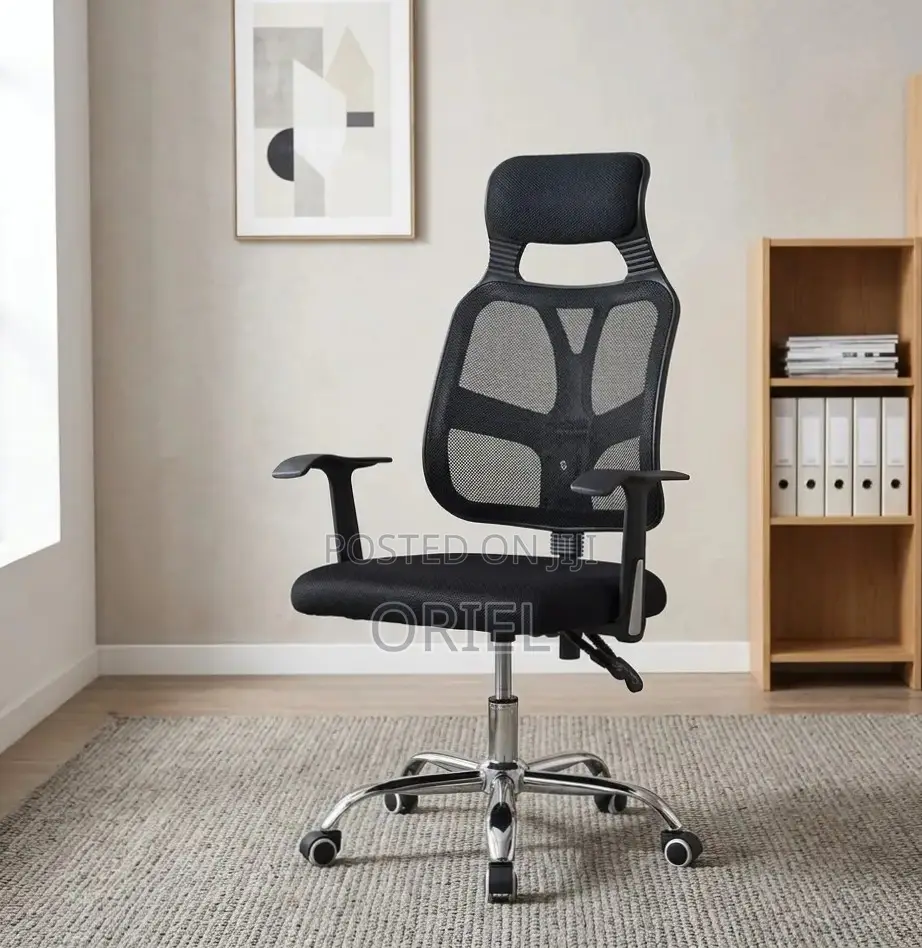 Office Chair : Height Adjustable Ergonomic Mesh Task Chair
