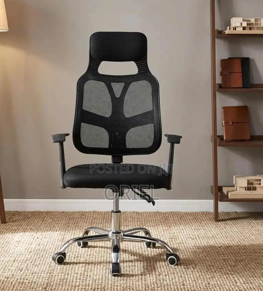 Office Chair : Height Adjustable Ergonomic Mesh Task Chair