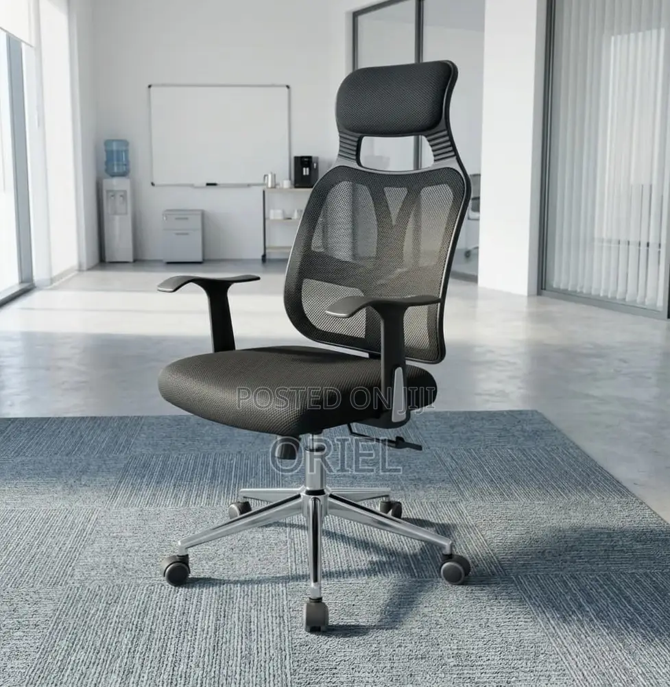 Office Chair : Height Adjustable Ergonomic Mesh Task Chair