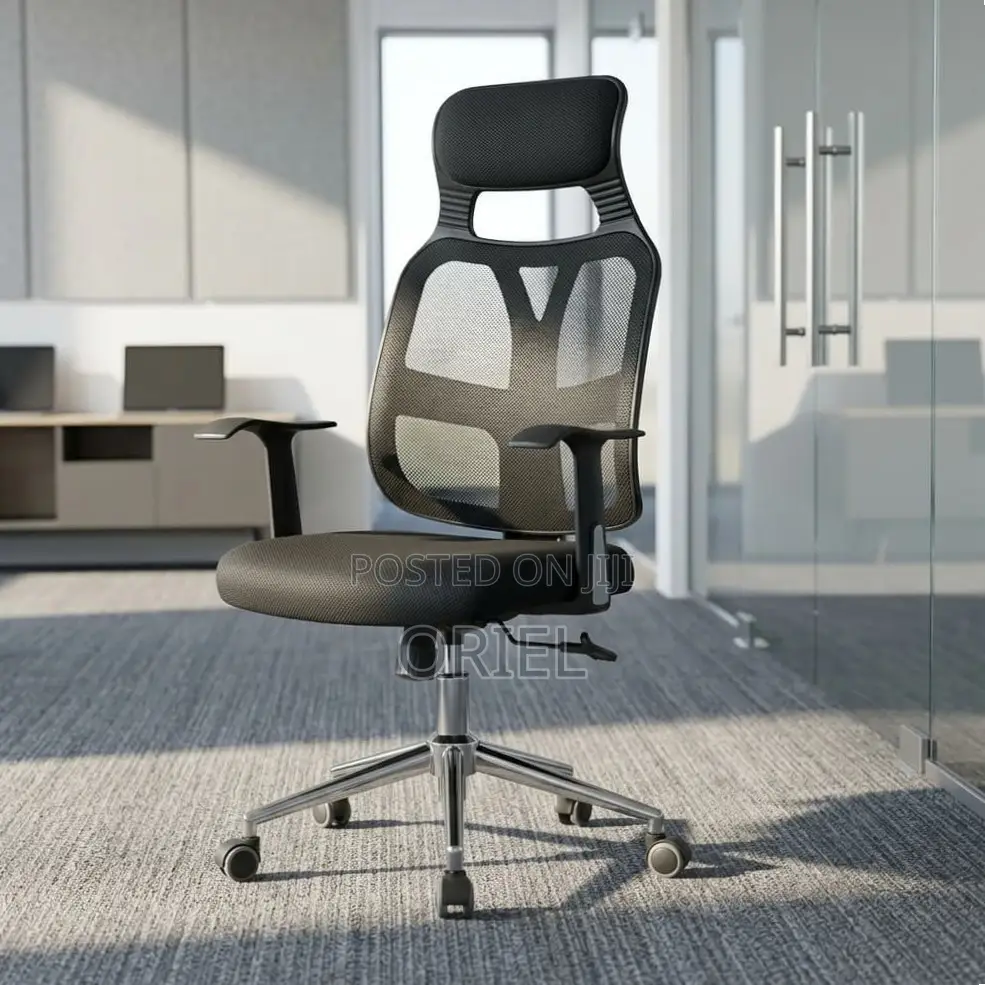 Office Chair : Height Adjustable Ergonomic Mesh Task Chair