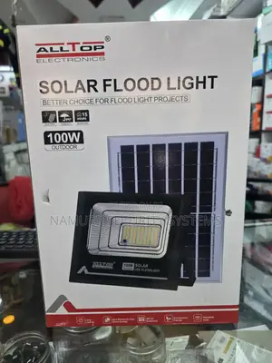 100W Solar Floodlight – Bright Outdoor Security Lighting