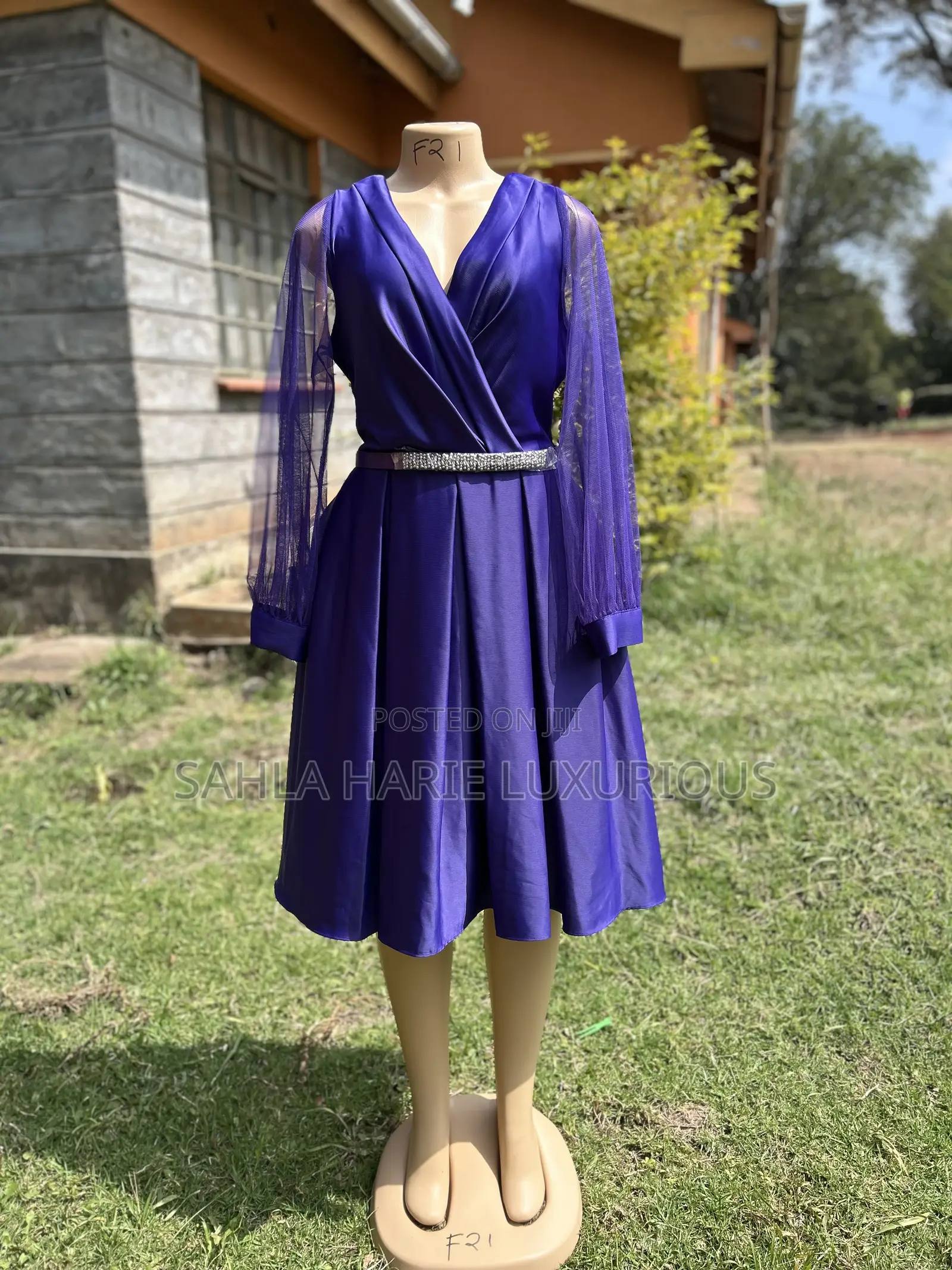 Purple Event Dress