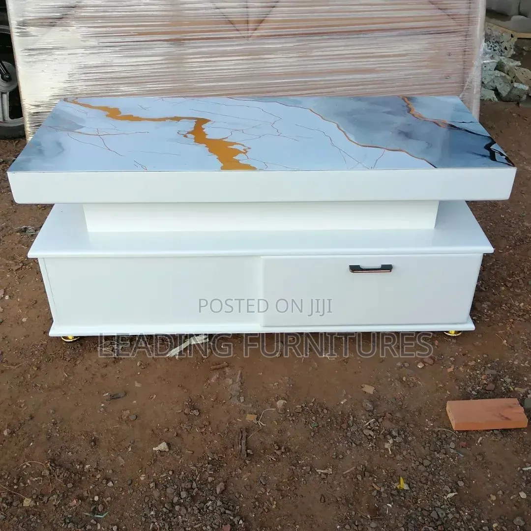 Coffee Table With Top Color White.