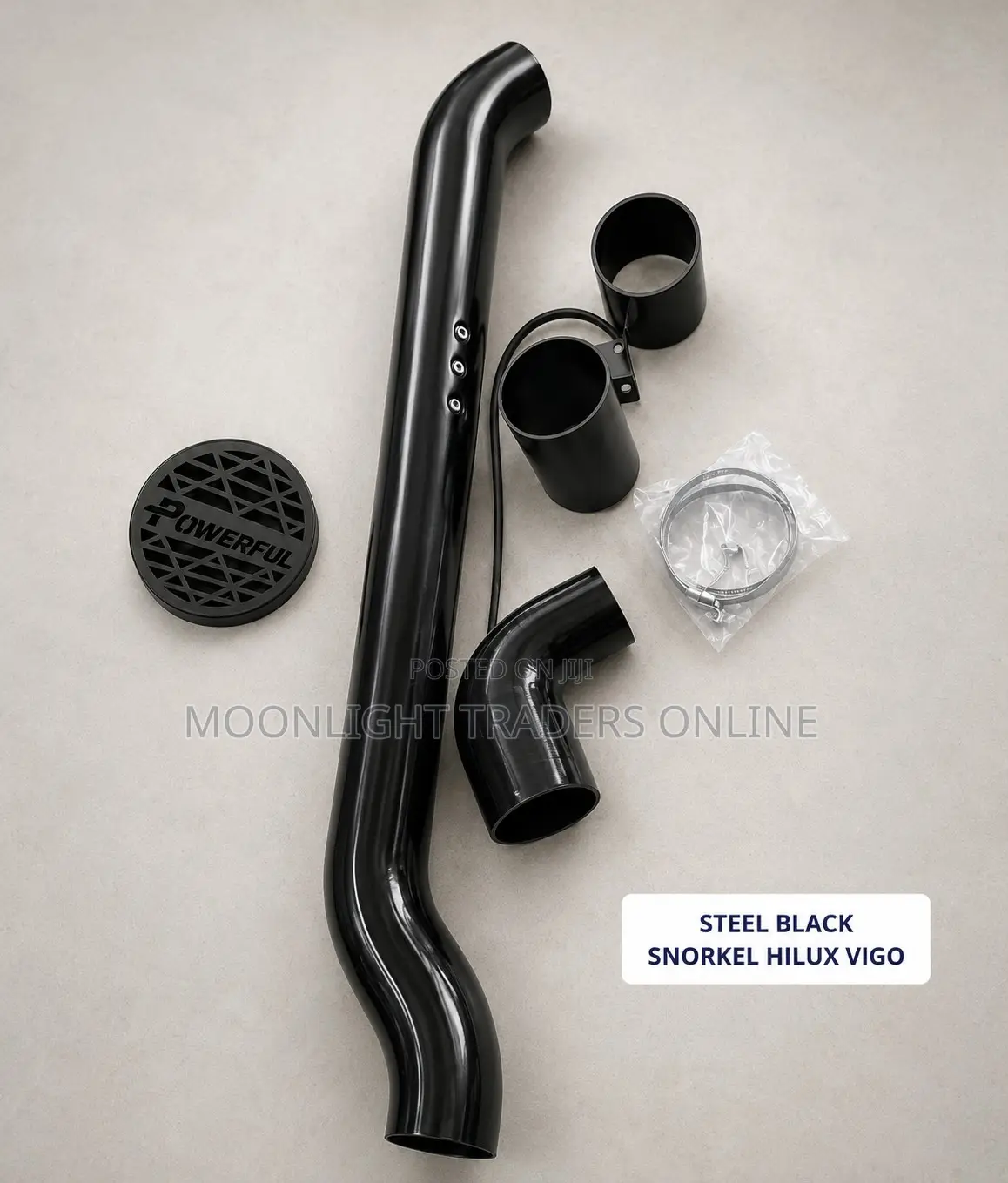 Hilux Vigo Steel Black Snorkel