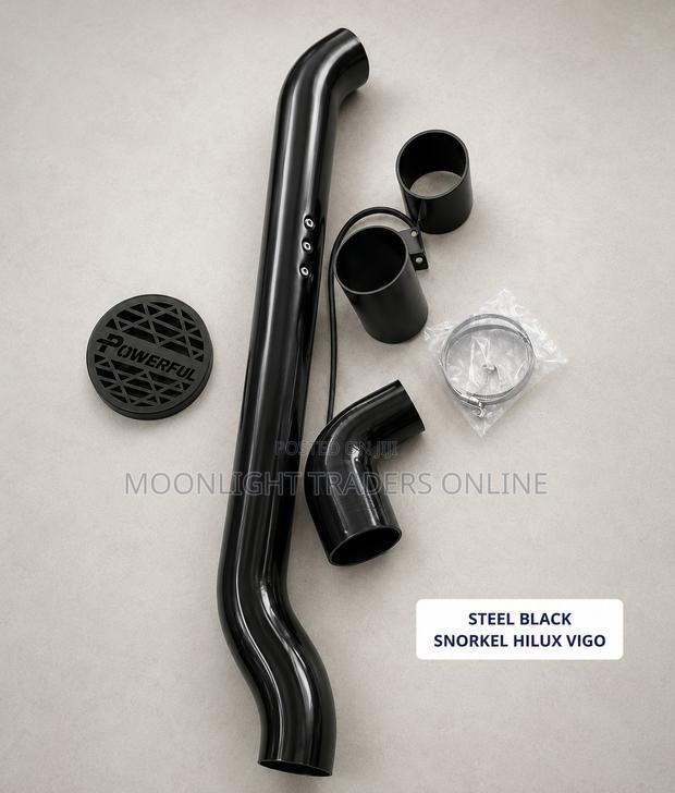 Hilux Vigo Steel Black Snorkel