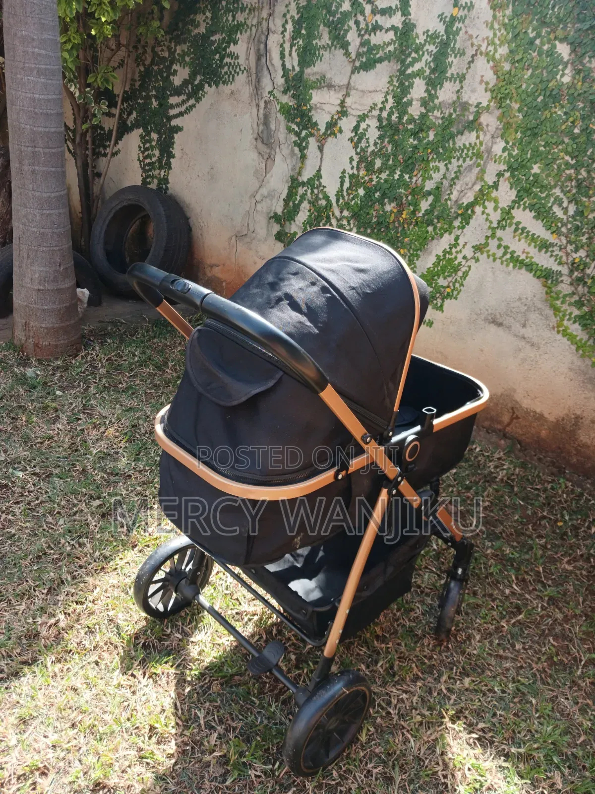 Brand New Luxury Black Baby Pram/Stroller – Stylish Comfortable