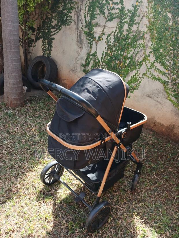 Brand New Luxury Black Baby Pram/Stroller – Stylish Comfortable