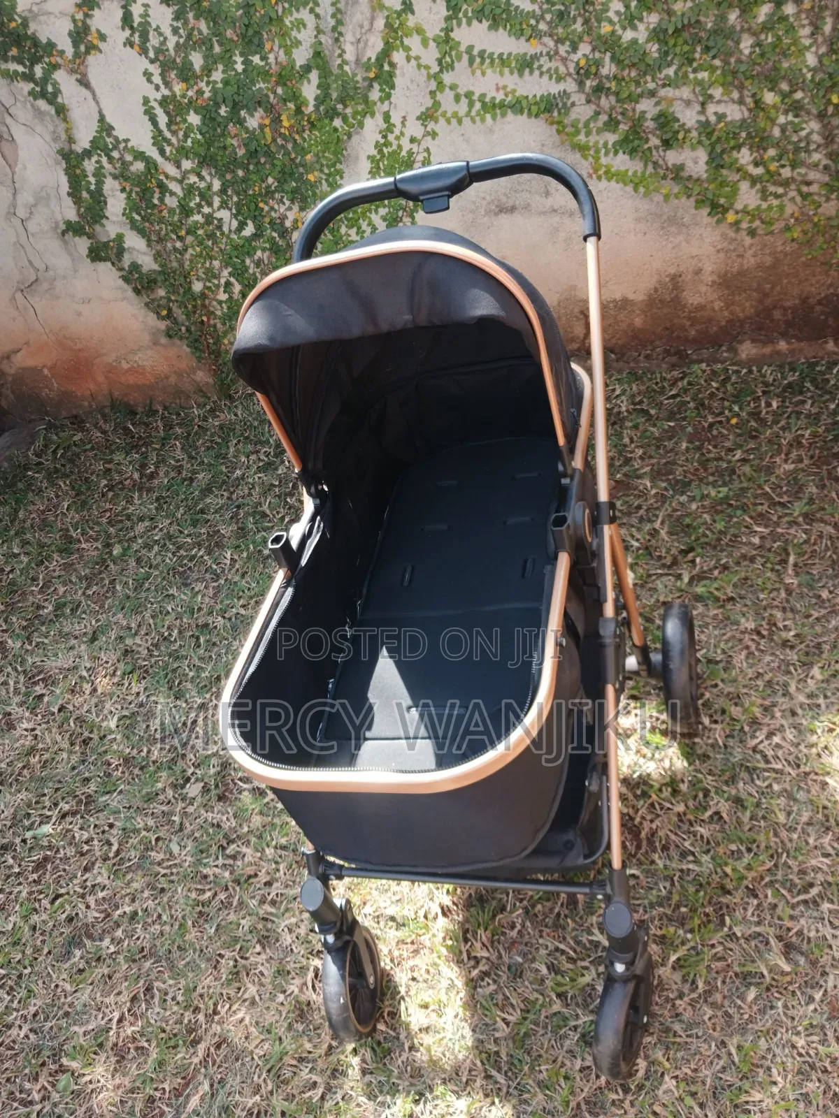 Brand New Luxury Black Baby Pram/Stroller – Stylish Comfortable