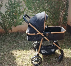 Brand New Luxury Black Baby Pram/Stroller – Stylish Comfortable