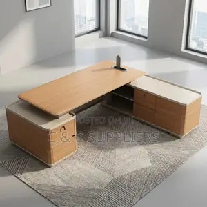 Executive L-Shaped Imported Desk-2400mm