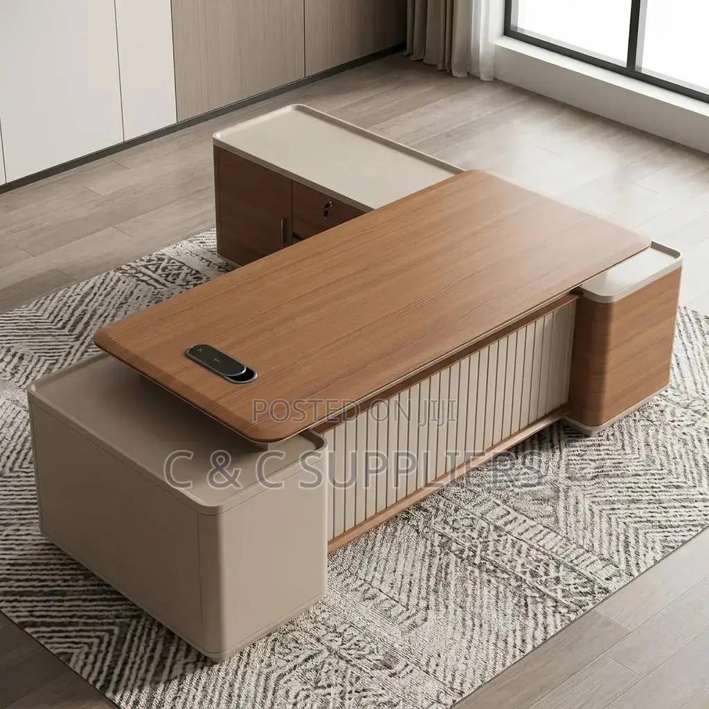Executive L-Shaped Imported Desk-2400mm