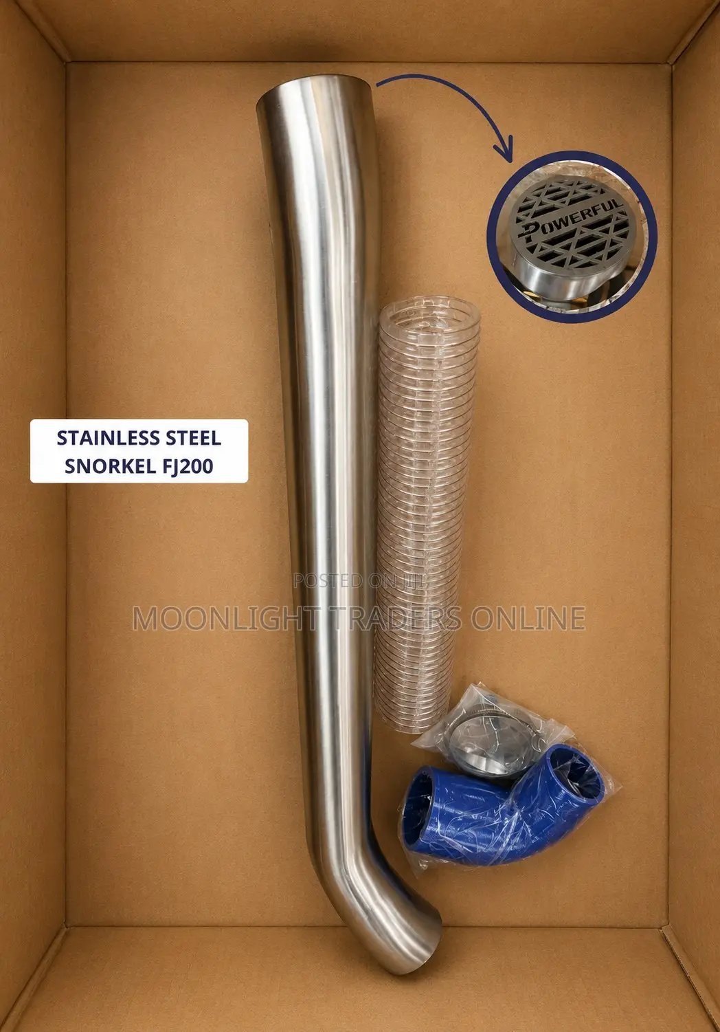 Land Cruiser FJ 200 (V8) Stainless Steel Snorkel