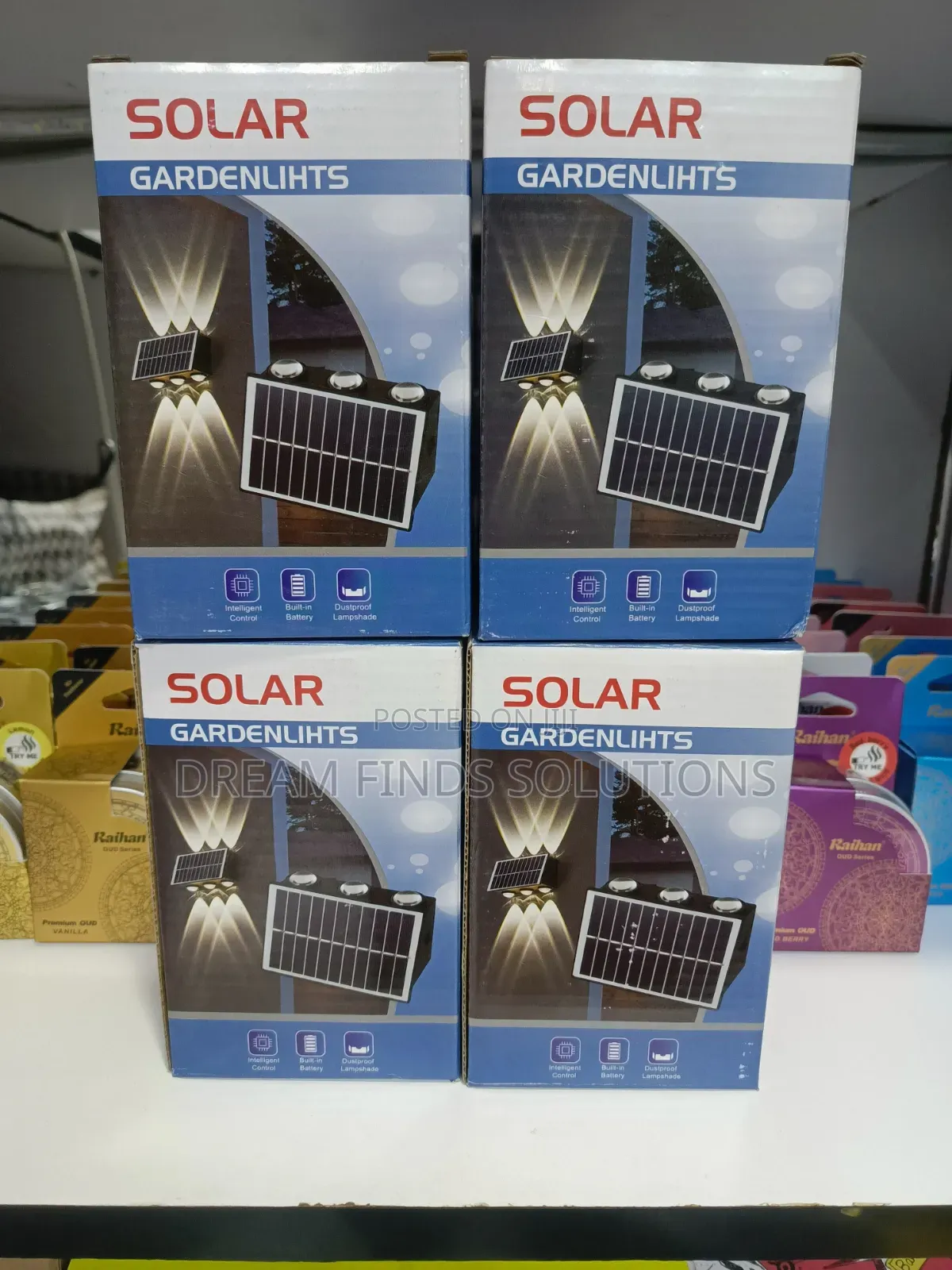 4 Pieces Luminary Exterior Smart Control Wireless Outdoor Light