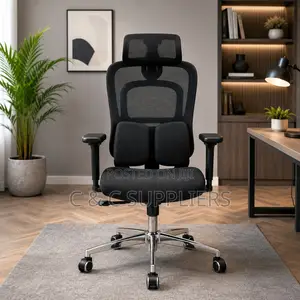 Executive Mesh Chair With Lumber Support.