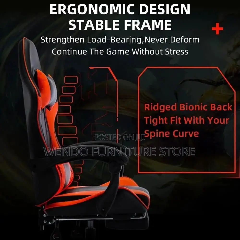 Office Chairs, Leather Gaming Adaptive Adjustable Lumbar Chairs