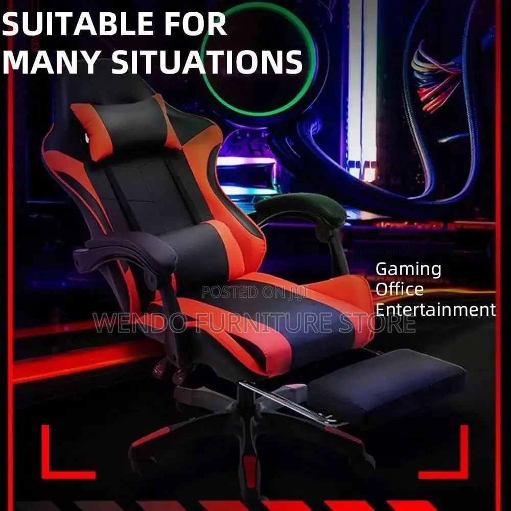 Office Chairs, Leather Gaming Adaptive Adjustable Lumbar Chairs