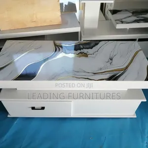 Coffee Table With Marble Top Color White