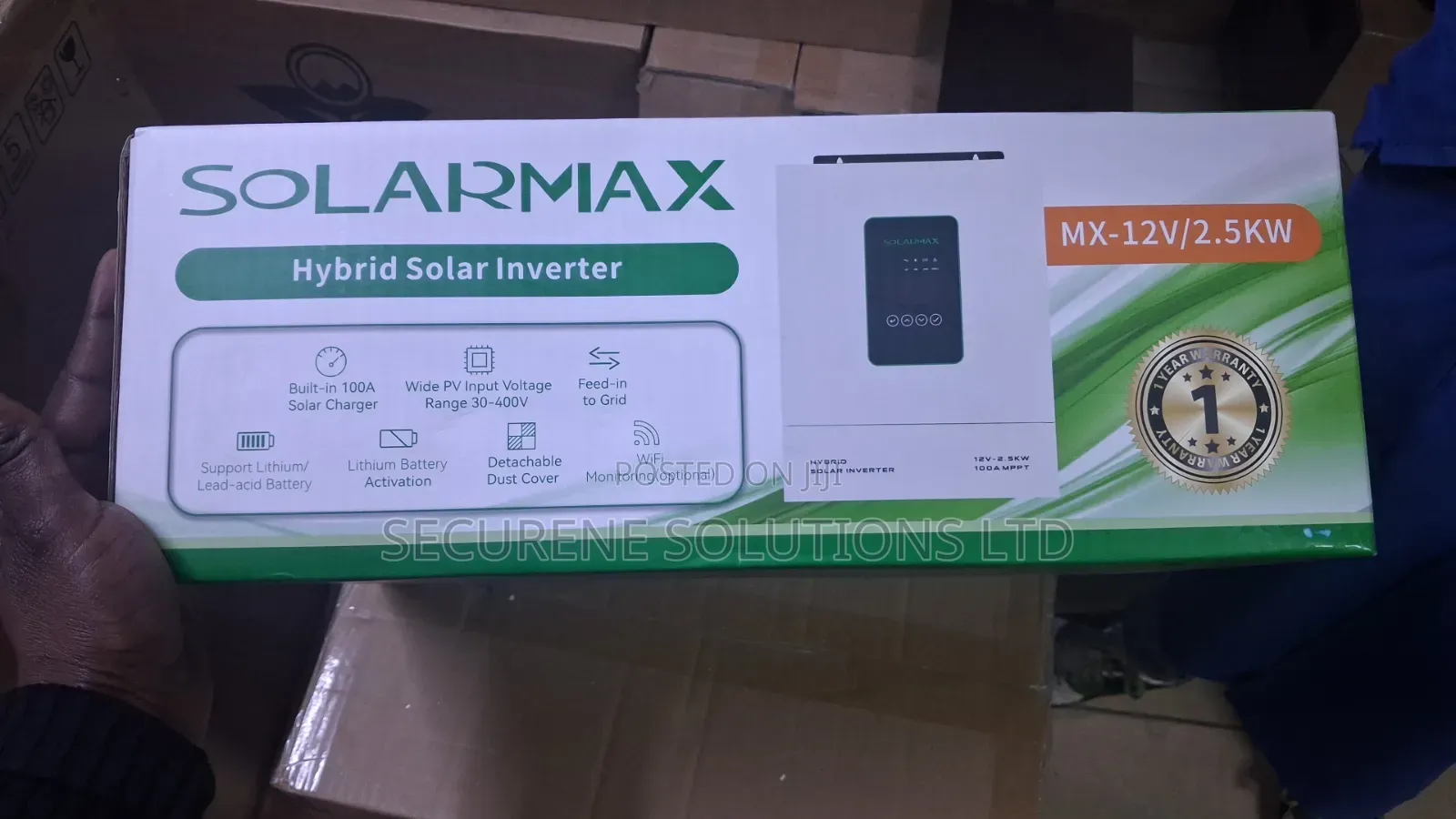 Solarmax MX-12V/2.5KW Hybrid Solar Inverter.