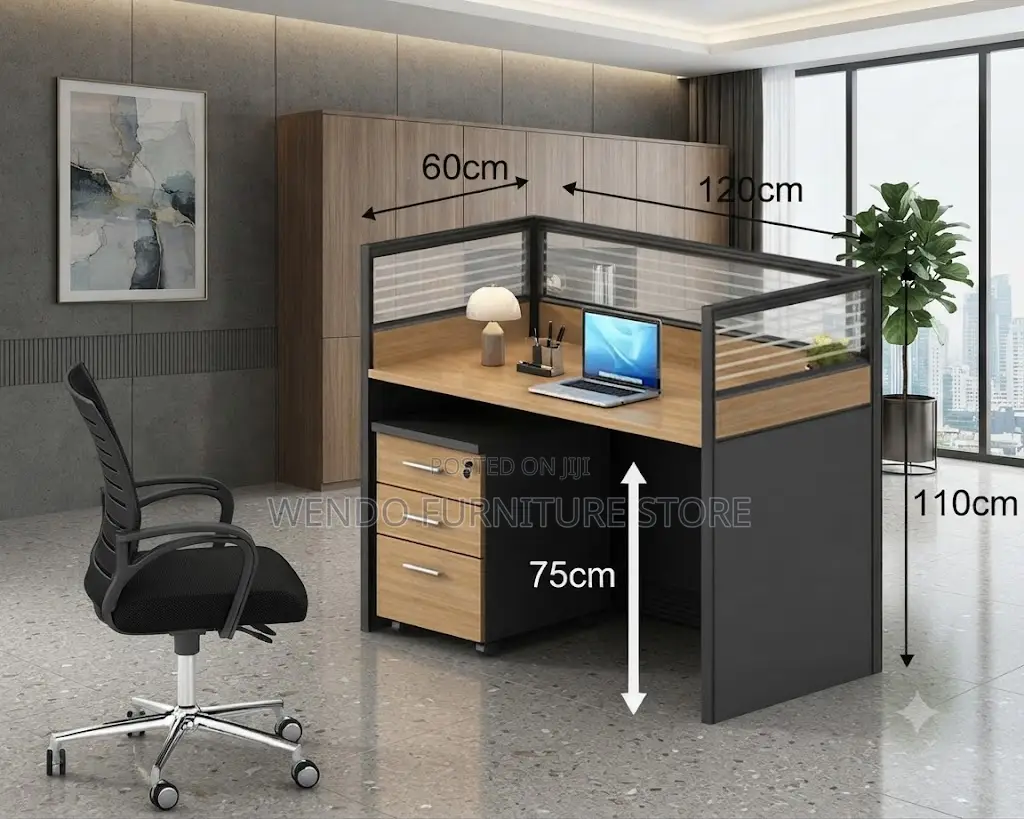 Office Workstation; One Single User Modular Station Table