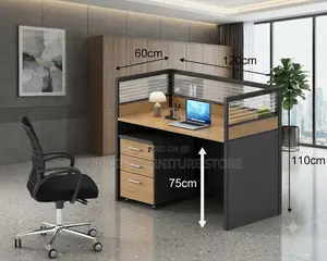 Office Workstation; One Single User Modular Station Table