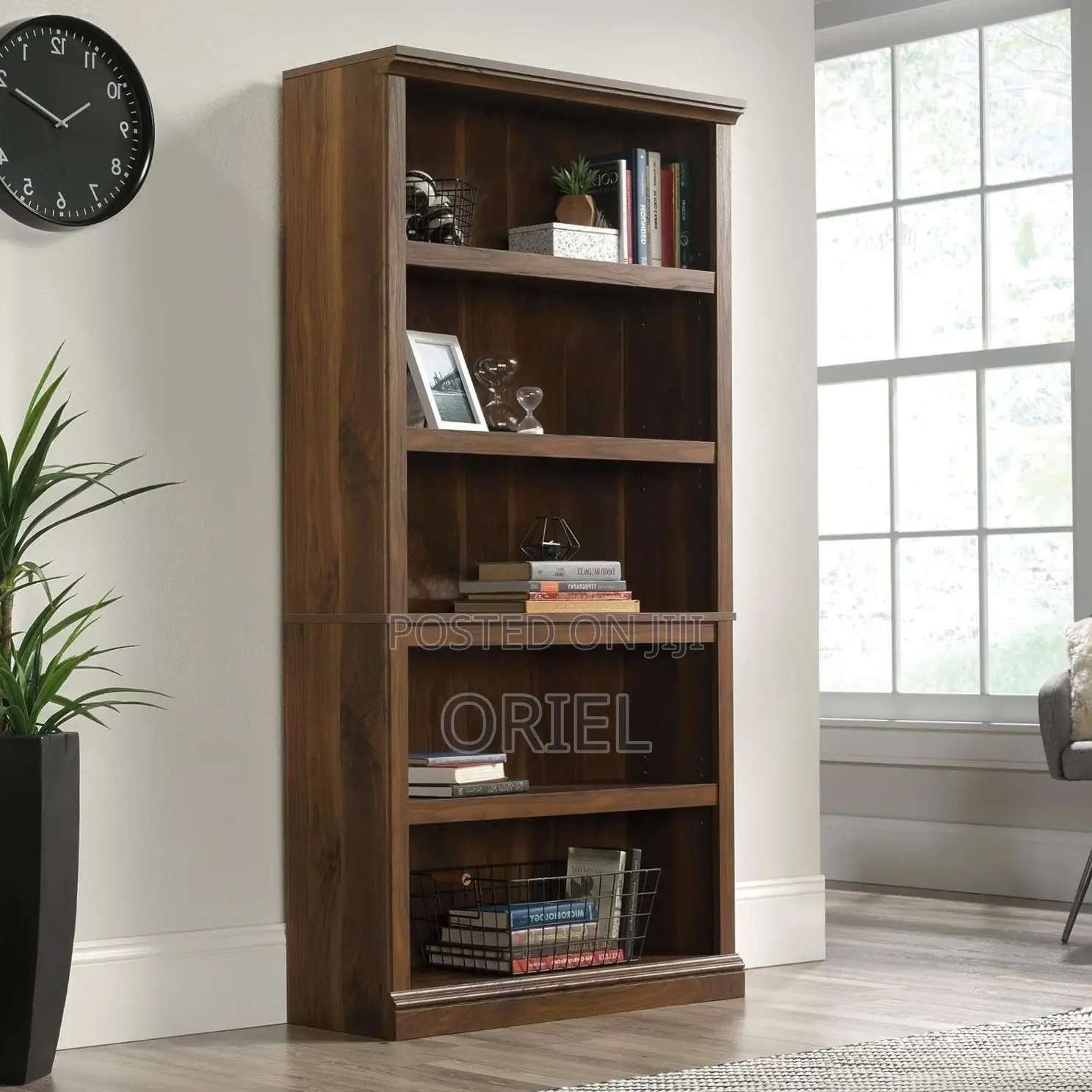 Office Bookshelf : 5-Tier Office Shelf for Books