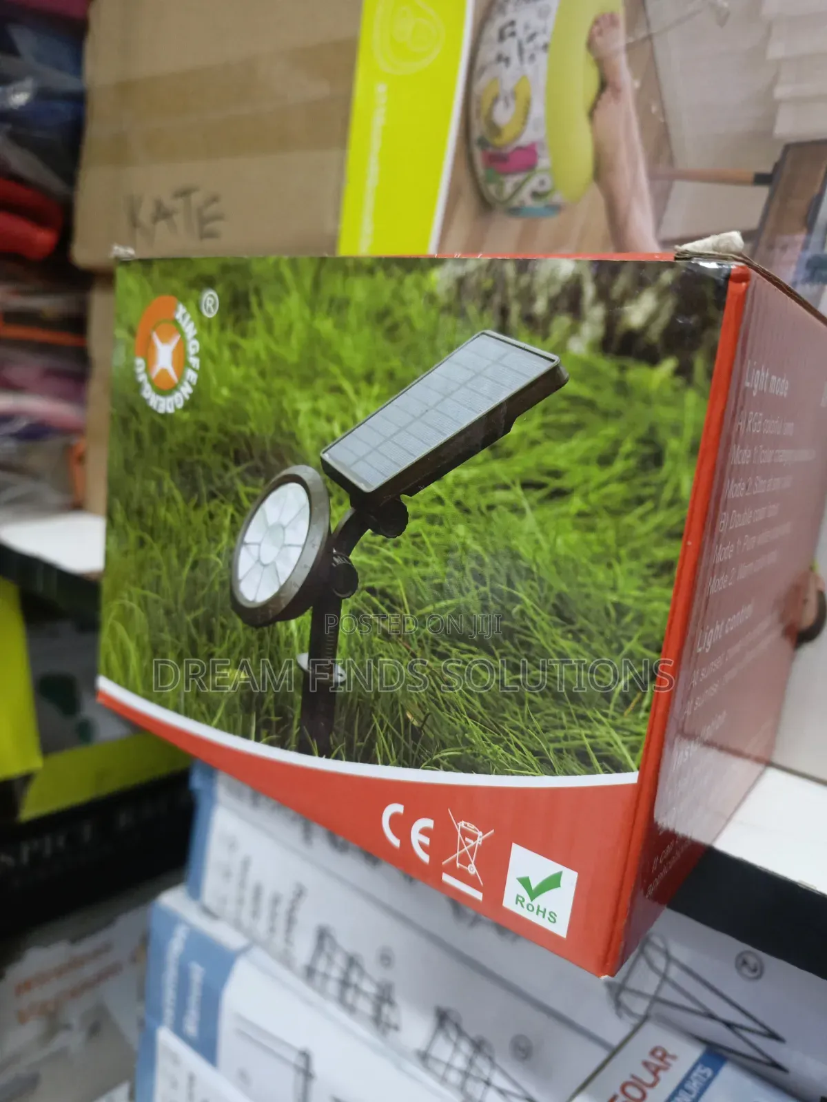 4 Pieces SunChaser Max: Auto-Charge Solar Spotlight